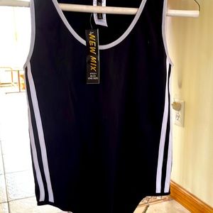 New Mix NWT. Black White Bodysuit
